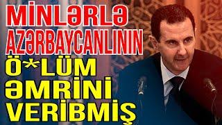 Bəşər Əsəd minlərlə azərbaycanlının ö*lüm əmrini VERİBMİŞ - Media Turk TV