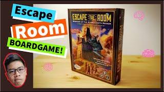 *RECORD* Escape the Stargazers Manor | ep.1 (Escape room board game)