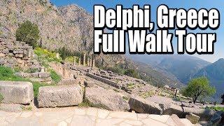 Delphi Ruins Full Walk Up Tour | Delphi, Greece | Tourist Destination | Full HD