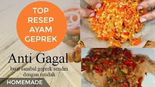 CARA MASAK AYAM GEPREK MUDAH OLAHAN RUMAH | Anti Ribet ! Bisa buat sendiri