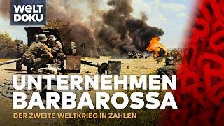 UNTERNEHMEN BARBAROSSA - Hitlers Vernichtungskrieg | Der Zweite Weltkrieg in Zahlen 3 - WELT HD DOKU