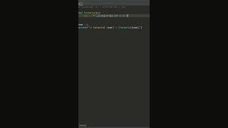 Факториал на Python. Оригинальный подход! #shorts