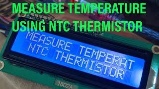 How to measure temperature using NTC thermistor with Arduino