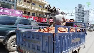 [4K]Walking in Sihanoukville Street  Cambodia [No Commentary]