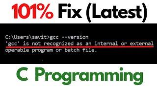 GCC is not recognized as an internal or external command || Visual Studio code || C Programming