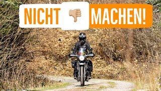 Top 5 Motorradreise Fehler 