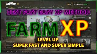 WARZONE XP EXPLOIT FARMING METHOD  HOW TO GET EASY AND FAST XP IN WARZONE TO LEVEL UP FAST