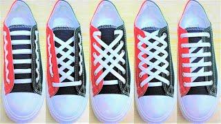 5 Ways to tie your shoelaces, How to tie shoelaces, Shoes lace styles, #shoelace #shorts #viral