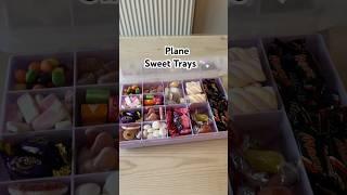 Travel Plane sweet trays! Snacks have to come on holiday of course #planefood