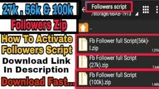 How to activate 27k 57k timeline script for Facebook | technical chemistry