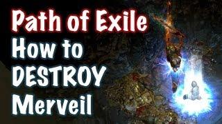 Path of Exile: How To Beat Merveil with a Melee Build (Act 1 Boss Guide)