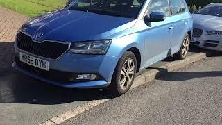 Where is the Paint Code / Colour Code Location on a Skoda Fabia 2019 - 2000. Find it Fast