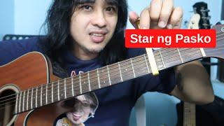 Star ng Pasko chords guitar tutorial (gagamit ng capo)