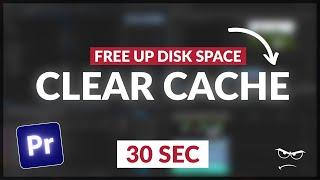 How To Delete Cache files | Premiere Pro