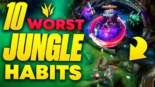 10 Addictive Habits ONLY Junglers Will Understand! (MUST FIX)