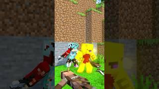 JJ and mikey : Fight side by side #minecraft #animation #shorts