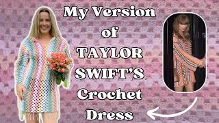 I did crochet Taylor Swift dress | easy beginner friendly pattern