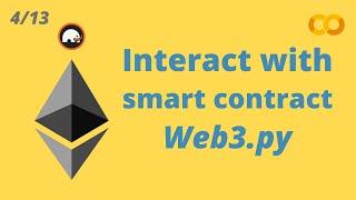 Interact with Blockchain Contract with Web3 Python