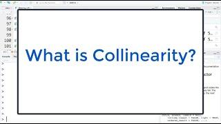 3.6 Collinearity in R: Checking For Collinearity In R