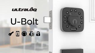 Ultraloq U-Bolt: Bluetooth Enabled Keypad Smart Deadbolt