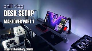 Game Vlog  | Part 1 Desk Setup Makeover