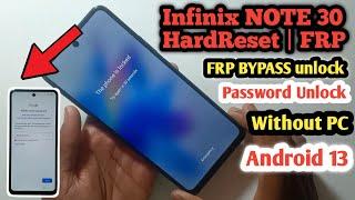 Infinix Note 30 Frp Bypass Android 13 | Infinix note 30 me phone reset kaise kare