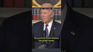 President Biden: My memory is fine #politics #shorts