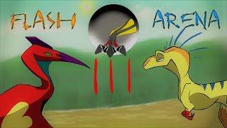 Flash Arena 3 - Quetzalcoatlus vs Megaraptor