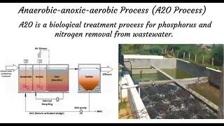 A2O Process || Wastewater treatment|| water treatment|| BNR treatment|| Biological nutrient removal