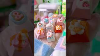 Kawaii Artisan Keycaps!  Cute Gaming Setup  10eegaming #kawaii #setup #keycaps #desk #sanrio