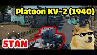 5Tan - Platoon KV-2 (1940) - War Thunder Mobile