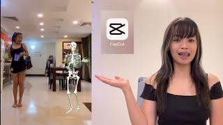 How to edit dancing skeleton using Capcut|Tiktok