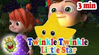 【儿歌系列 10】【儿童歌曲】宝宝学习英语的英文歌曲。小星星 Twinkle Twinkle Little Star 【适合1岁以上宝宝】Cocomelon