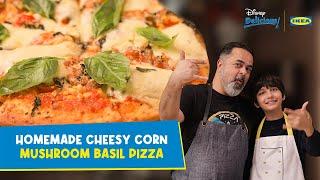 Healthy & Easy Cheesy Homemade Pizza Recipe for Kids | Ep 7 | Disney Delicious