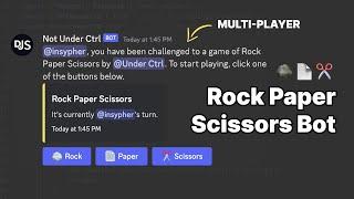  Multi-Player Rock Paper Scissors Bot Tutorial (Discord.js)