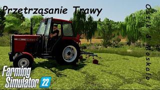 Przetrząsanie trawy | Ursus 4512 z pająkiem w Akcji | Wiejskie Tradycje | Farming Simulator 22