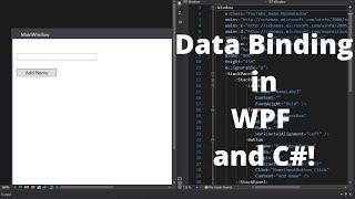 Data Binding in WPF with a Simple Example - WPF C# Tutorial Part 5