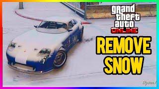 How To REMOVE SNOW in GTA 5 Online