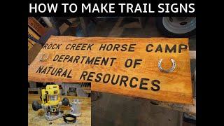 Making Trail Signs 101 with Rockler Template