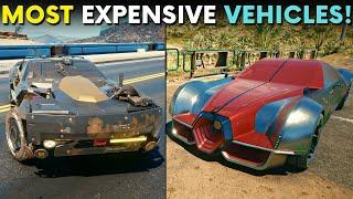 Cyberpunk 2077 - Top 11 Most Expensive Vehicles In The Game! (Locations & Guide)