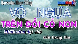 Vó ngựa trên đồi cỏ non - Karaoke nhạc sống cha cha cha