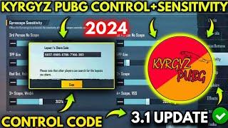 UPDATE 3.1 KYRGYZ PUBG NEW BEST SENSITIVITY + CODE AND BASIC SETTING CONTROL PUBG