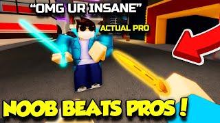 THIS NOOB IS INSANE AT ROBLOX ARSENAL!! (Well...Kinda) - Level 1 To 100