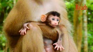 New baby Brady so adorable with his mummy Libby!