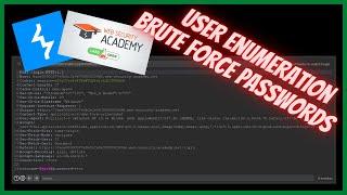 Hacking Usernames and Passwords | Web Security Academy