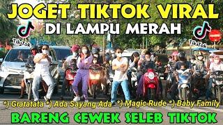 JOGET TIKTOK VIRAL MAGIC RUDE DI LAMPU MERAH BARENG CEWEK - PENGENDARA NGAKAK !!