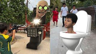 Top funny Skibidi toilet got Over 10M views #shorts  Of TiTan Dinosaur #skibiditoilet