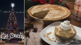 EASY NO BAKE EGGNOG PIE: Festive, Delicious, & So Easy to Make/Plus Las Cruces, NM at Christmas