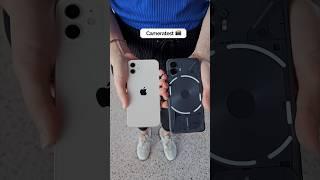 Nothing Phone 2 vs iPhone 12 - Cameratest  #shorts #cameratest #challenge