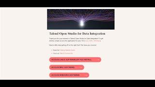 10 minutes to Install Talend Open Studio for Data Integration